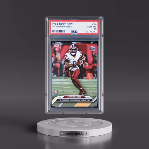 2024 Topps Now #24 Jayden Daniels (PSA 10 GEM MINT)