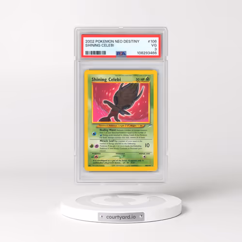 2002 Pokémon Neo Destiny #106 Shining Celebi - Holo (PSA 3 VG)