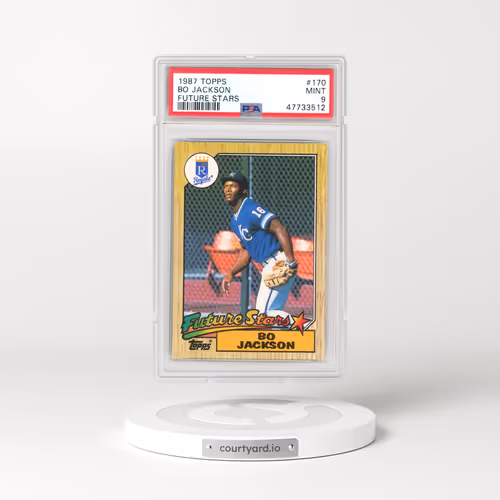 1987 Topps #170 Bo Jackson - Future Stars (PSA 9 MINT)