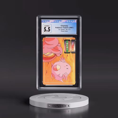 1997 (Two Pokémon) Vs. Series #113 Chansey - Prism Holo (CGC 5.5 EX+)