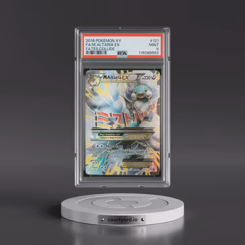 2016 Pokémon XY Fates Collide #121 M Altaria EX - Holo Full Art (PSA 9 MINT)