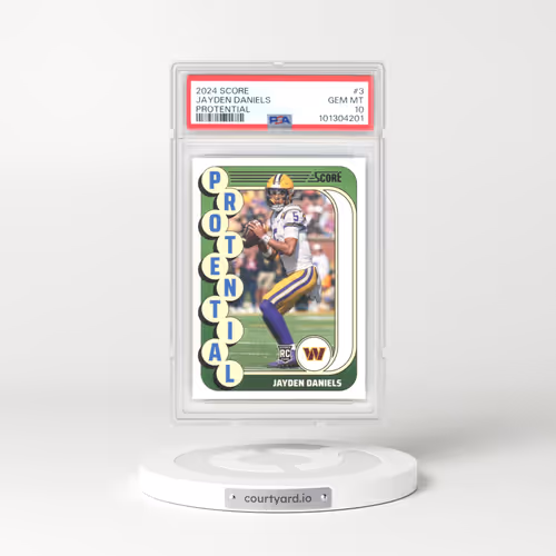 2024 Panini Score Protential #3 Jayden Daniels (PSA 10 GEM MINT)