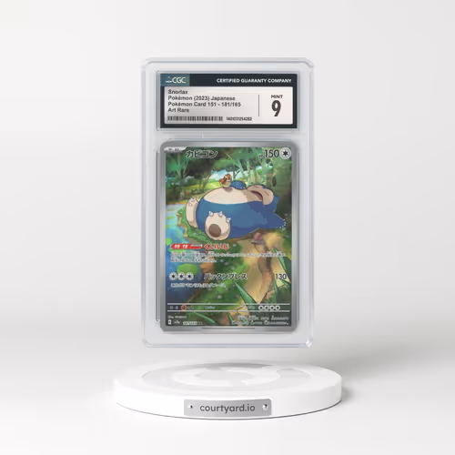 2023 Japanese Pokémon 151 #181 Snorlax - Full Art Holo (CGC 9 MINT)