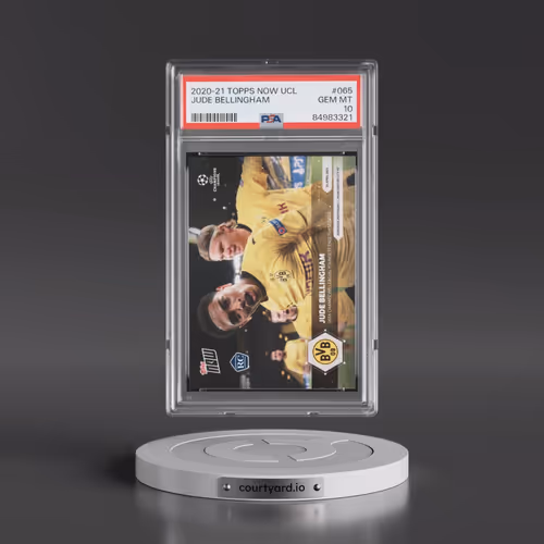 2020 Topps Now UEFA Champions League #065 Jude Bellingham (PSA 10 GEM MINT)