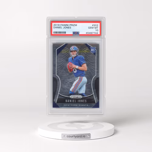 2019 Panini Prizm #302 Daniel Jones (PSA 10 GEM MINT)