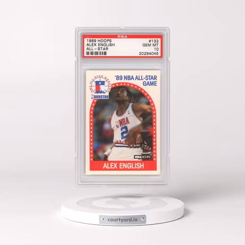 1989 Hoops #133 Alex English - All-Star (PSA 10 GEM MINT)