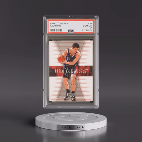 2003 Upper Deck Glass #19 Yao Ming (PSA 10 GEM MINT)