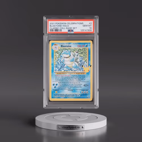 2021 Pokémon Celebrations Classic Collection #2 Blastoise - Holo (PSA 10 GEM MINT)