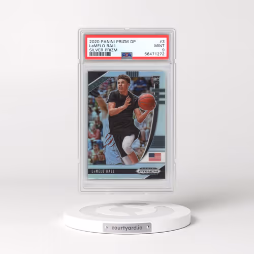 2020 Panini Prizm Draft Picks #3 LaMelo Ball - Silver Prizm (PSA 9 MINT)