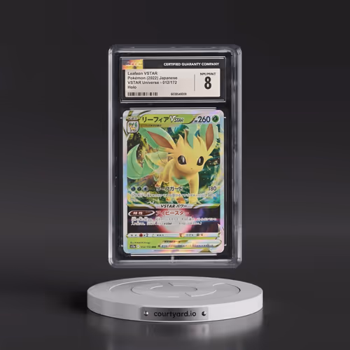 2022 VSTAR Universe #012/172 Leafeon VSTAR - Holo (CGC 8 NM-MT)
