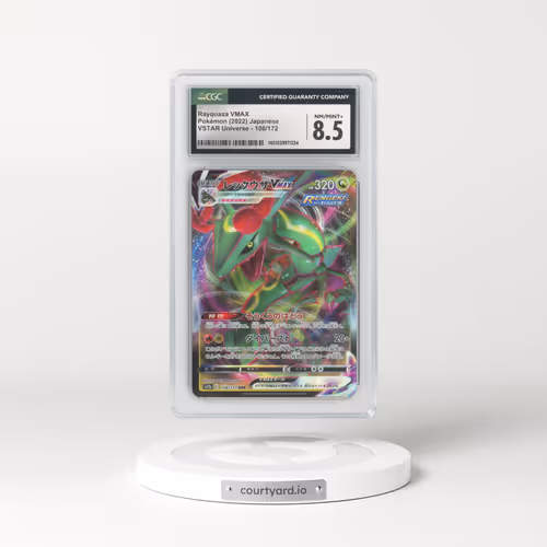 2022 VSTAR Universe #108/172 Rayquaza VMAX - Holo (CGC 8.5 NM-MT+)
