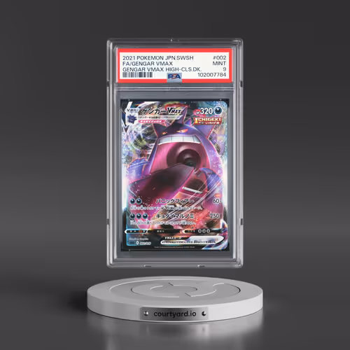 2021 Pokémon Sword & Shield Gengar Vmax High-Class Deck #002 Gengar Vmax - Full Art (PSA 9 MINT)
