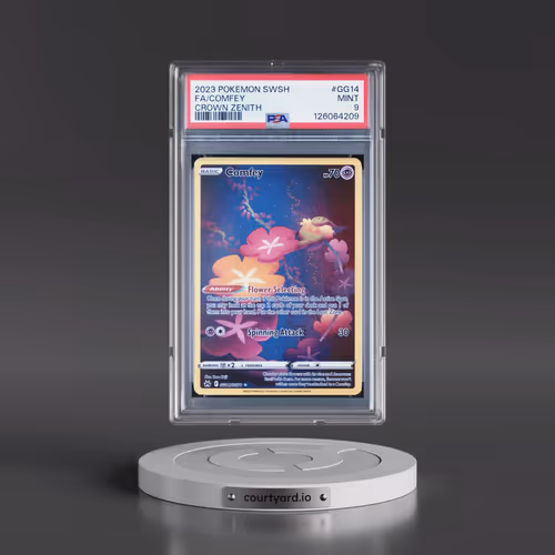 2023 Pokémon Sword and Shield Crown Zenith #GG14 Comfey - Full Art (PSA 9 MINT)
