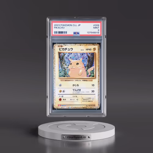 2023 Pokémon Cll-Trading Card Game Classic Charizard & HO-Oh EX Deck #008 Pikachu (PSA 9 MINT)