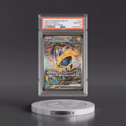 2024 Pokémon Sv8a-Terastal Fest EX #210 Iron Hands EX - Holo Special Art Rare (PSA 10 GEM MINT)