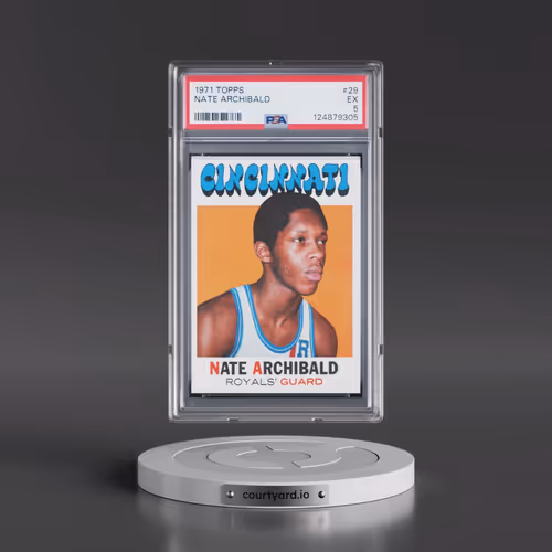 1971 Topps #29 Nate Archibald (PSA 5 EX)