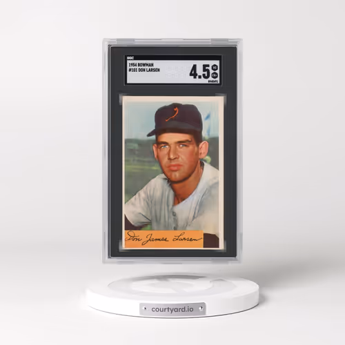 1954 Bowman #101 Don Larsen (SGC 4.5 VG-EX+)