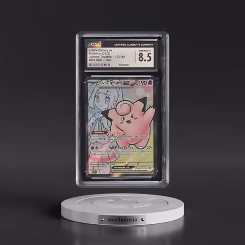 2025 Pokémon Jtg EN-Journey Together #173 Lillie's Clefairy EX - Holo Ultra Rare (CGC 8.5 NM-MT+)