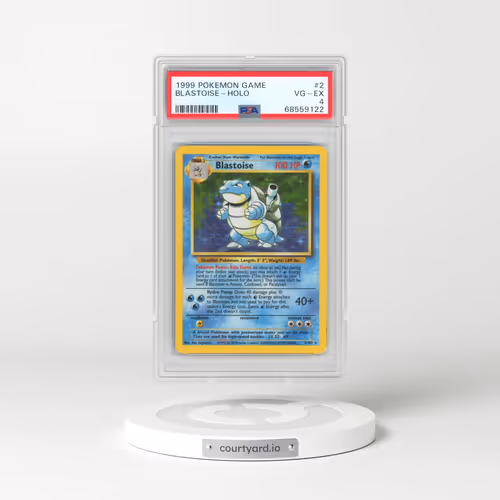 1999 Pokémon Game #2 Blastoise - Holo (PSA 4 VG-EX)