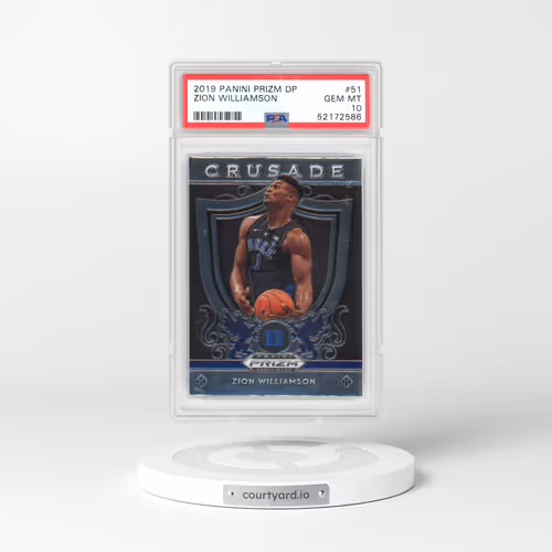 2019 Panini Prizm Draft Picks #51 Zion Williamson (PSA 10 GEM MINT)