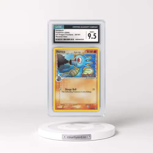 2006 EX Dragon Frontiers #50 Horsea - Holo (CGC 9.5 MINT+)