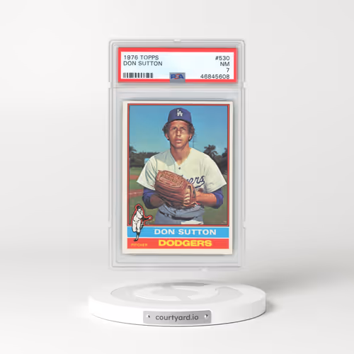 1976 Topps #530 Don Sutton (PSA 7 NM)