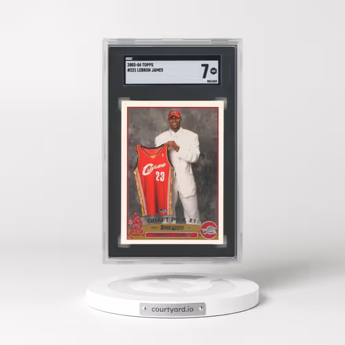 2003 Topps #221 Lebron James (SGC 7 NM)