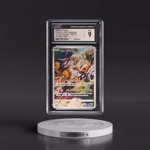 2022 VSTAR Universe #188/172 Galarian Zapdos - Art Rare Holo (CGC 9 MINT)