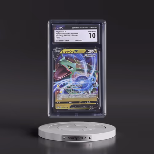 2021 Blue Sky Stream #046/067 Rayquaza V - Holo (CGC 10 GEM MINT)