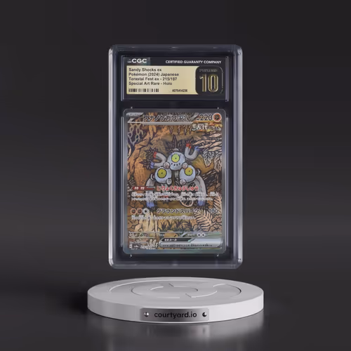 2024 Pokémon Sv8a-Terastal Fest EX #215 Sandy Shocks EX - Holo Special Art Rare (CGC 10 PRISTINE)