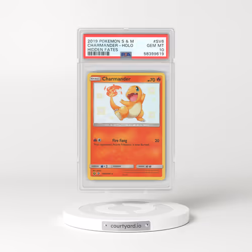 2019 Pokémon Sun & Moon Hidden Fates #SV6 Charmander - Holo (PSA 10 GEM MINT)