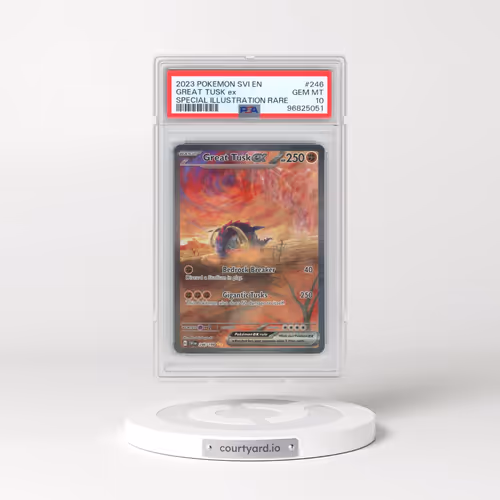2023 Pokémon Svi EN-Scarlet & Violet #246 Great Tusk EX - Holo Special Illustration Rare (PSA 10 GEM