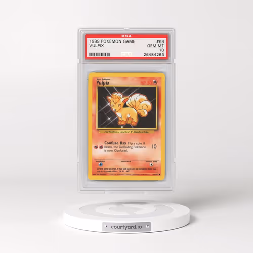1999 Pokémon Game #68 Vulpix (PSA 10 GEM MINT)