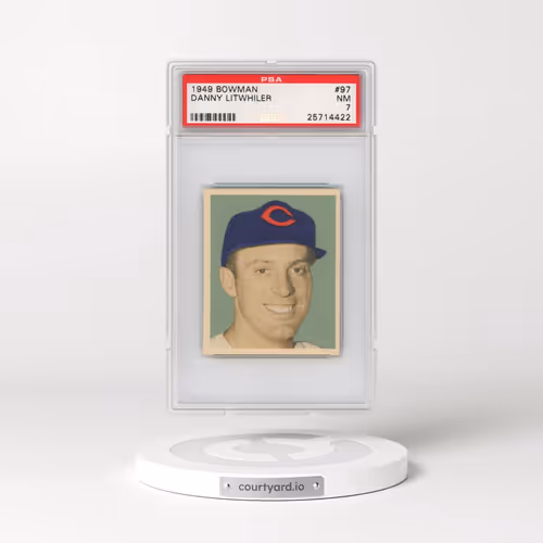 1949 Bowman #97 Danny Litwhiler (PSA 7 NM)