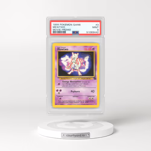 1999 Movie Promo #3 Mewtwo (PSA 9 MINT)
