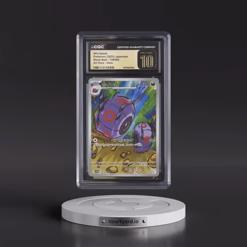 2025 Black Bolt - sv11B #139/086 Whirlipede - Art Rare Holo (CGC 10 PRISTINE)
