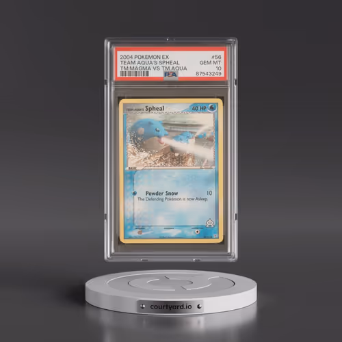2004 Pokémon EX Team Magma VS Team Aqua #56 Team Aqua's Spheal (PSA 10 GEM MINT)