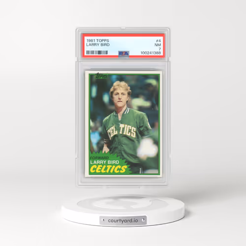 1981 Topps #4 Larry Bird (PSA 7 NM)