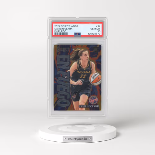 2024 Panini Select WNBA EN Fuego #14 Caitlin Clark (PSA 10 GEM MINT)
