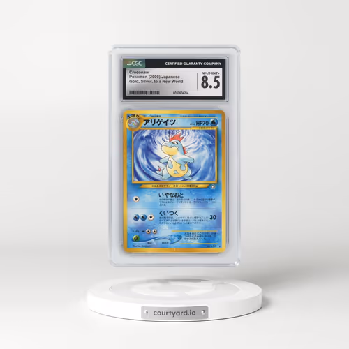 2000 Gold, Silver, to a New World #159 Croconaw - With Rarity Symbol (CGC 8.5 NM-MT+)
