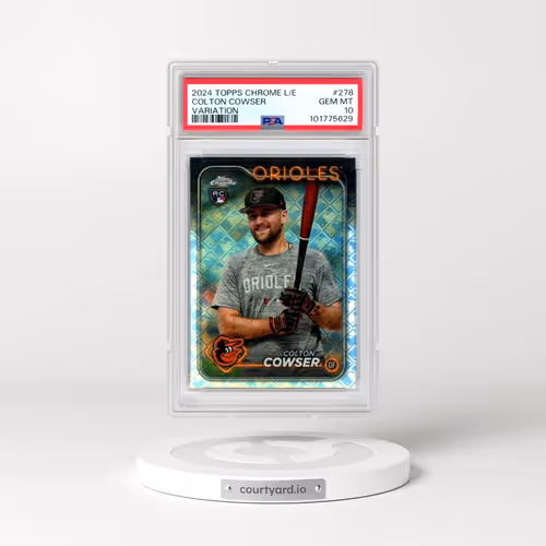 2024 Topps Chrome Logofractor Edition #278 Colton Cowser - Variation (PSA 10 GEM MINT)