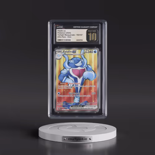 2024 Twilight Masquerade - TWM EN #193/167 Palafin ex - Ultra Rare Holo (CGC 10 PRISTINE)