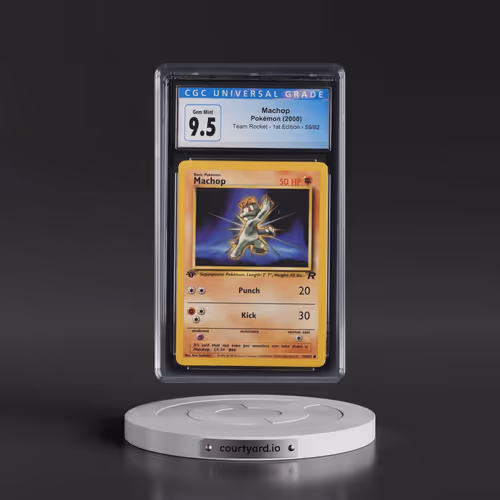 2000 Team Rocket #59/82 Machop - 1st Edition 1st Edition (CGC 10 GEM MINT)