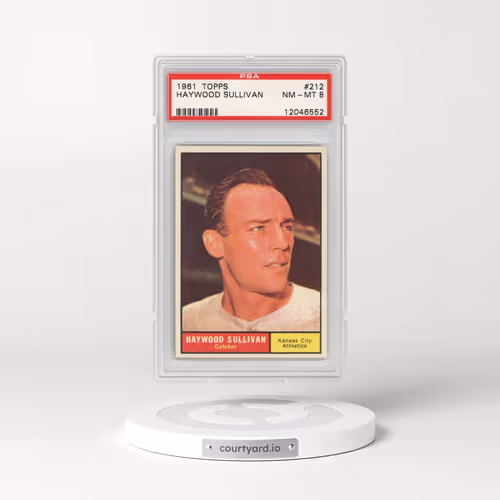 1961 Topps #212 Haywood Sullivan (PSA 8 NM-MT)