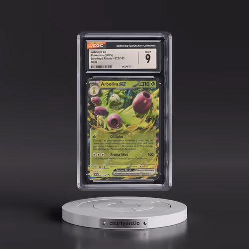 2025 Destined Rivals - DRI EN #023/182 Arboliva ex - Holo (CGC 9 MINT)