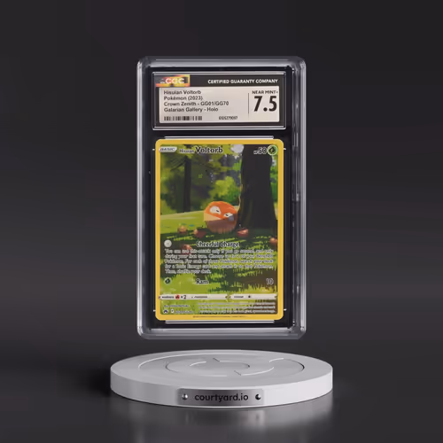 2023 Crown Zenith #GG01/GG70 Hisuian Voltorb - Galarian Gallery Holo (CGC 7.5 NM+)