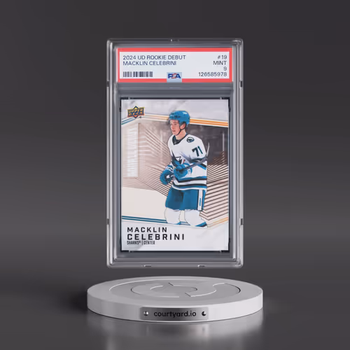 2024 Upper Deck Rookie Debut #19 Macklin Celebrini (PSA 9 MINT)
