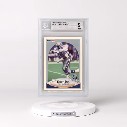 1990 Fleer Update #U-40 Emmitt Smith (BGS 9 MINT)