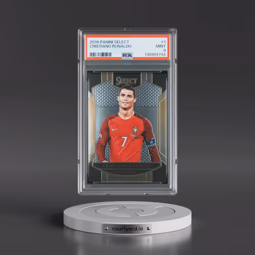 2016 Panini Select #1 Cristiano Ronaldo (PSA 9 MINT)