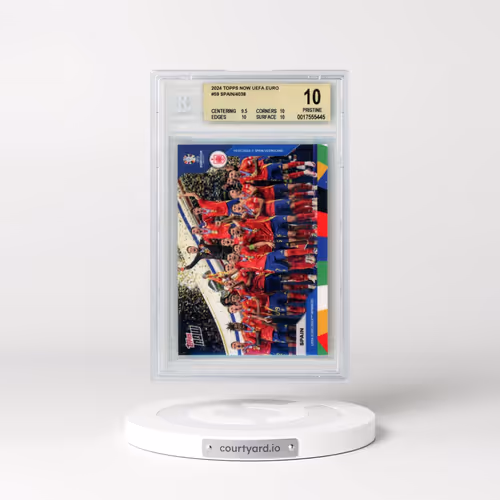 2024 Topps Now UEFA Euro #59 Spain/4038* (BGS 10 PRISTINE)